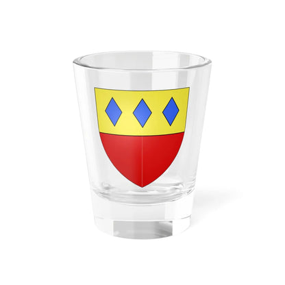 Blason Fr famille Angeloa Mixe (Spain) (Coat of Arms) Shot Glass 1.5oz 1.5oz - Go Mug Yourself