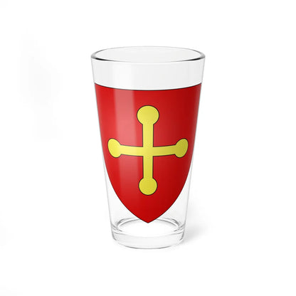 Blason Fr famille Apat Bussunaritz (Spain) (Coat of Arms) Pint Glass 16oz 16oz - Go Mug Yourself