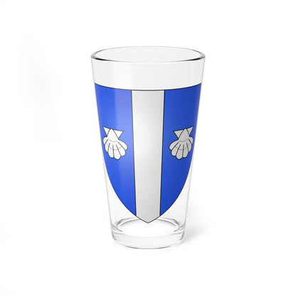 Blason Fr famille Apestegui Basse-Navarre (Spain) (Coat of Arms) Pint Glass 16oz 16oz - Go Mug Yourself