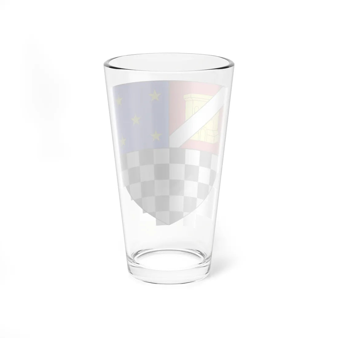 Blason Fr famille Arrechea Basse-Navarre (Spain) (Coat of Arms) Pint Glass 16oz - Go Mug Yourself