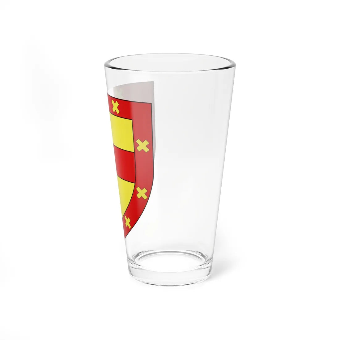 Blason Fr famille Arrieta Basse-Navarre (Spain) (Coat of Arms) Pint Glass 16oz - Go Mug Yourself
