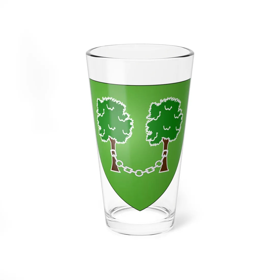 Blason Fr famille Arrondo Labourd (Spain) (Coat of Arms) Pint Glass 16oz 16oz - Go Mug Yourself