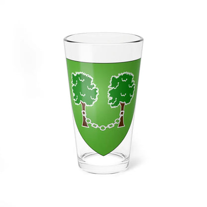 Blason Fr famille Arrondo Labourd (Spain) (Coat of Arms) Pint Glass 16oz 16oz - Go Mug Yourself