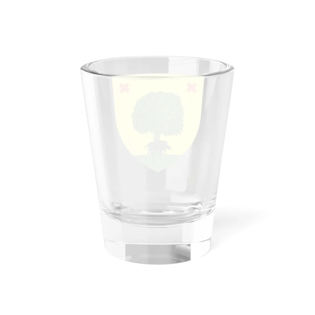 Blason Fr famille Arrue Sare (Spain) (Coat of Arms) Shot Glass 1.5oz - Go Mug Yourself