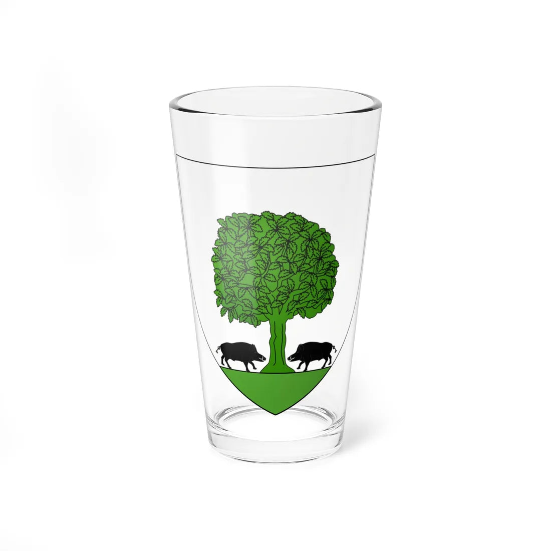Blason Fr famille Artola Saint-Jean (Spain) (Coat of Arms) Pint Glass 16oz 16oz - Go Mug Yourself