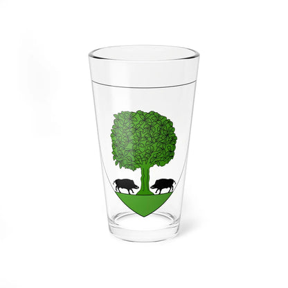 Blason Fr famille Artola Saint-Jean (Spain) (Coat of Arms) Pint Glass 16oz 16oz - Go Mug Yourself