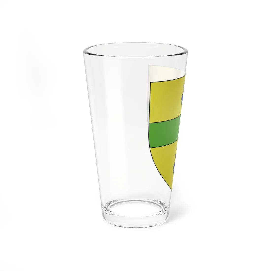 Blason Fr famille Assoritz Saint-Jean-Vieux (Spain) (Coat of Arms) Pint Glass 16oz - Go Mug Yourself