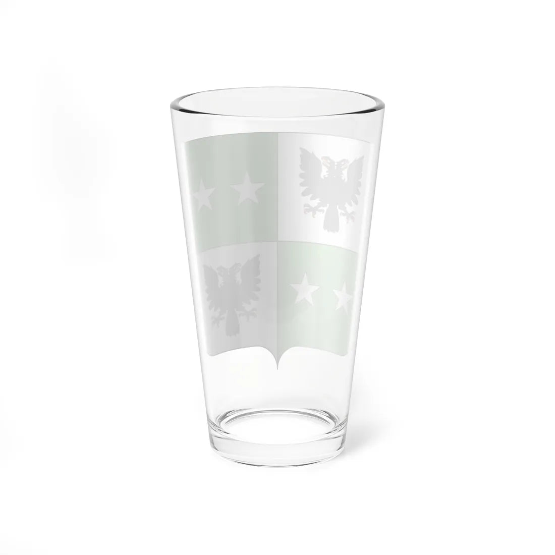 Blason Fr famille Ayarroa Labourd (Spain) (Coat of Arms) Pint Glass 16oz - Go Mug Yourself