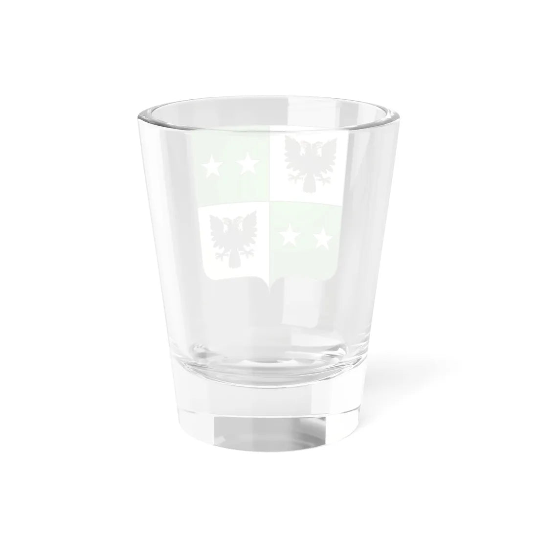 Blason Fr famille Ayarroa Labourd (Spain) (Coat of Arms) Shot Glass 1.5oz - Go Mug Yourself