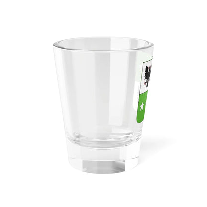 Blason Fr famille Ayarroa Labourd (Spain) (Coat of Arms) Shot Glass 1.5oz - Go Mug Yourself