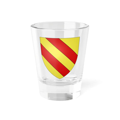 Blason Fr famille Azme Basse-Navarre (Spain) (Coat of Arms) Shot Glass 1.5oz 1.5oz - Go Mug Yourself