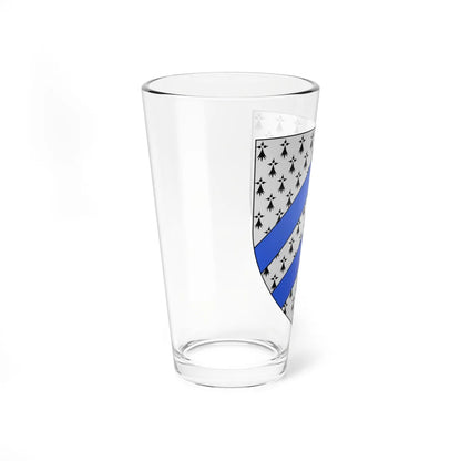 Blason Fr famille Bagot Labourd (Spain) (Coat of Arms) Pint Glass 16oz - Go Mug Yourself