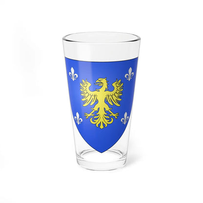 Blason Fr famille Barace Soule (Spain) (Coat of Arms) Pint Glass 16oz - Go Mug Yourself