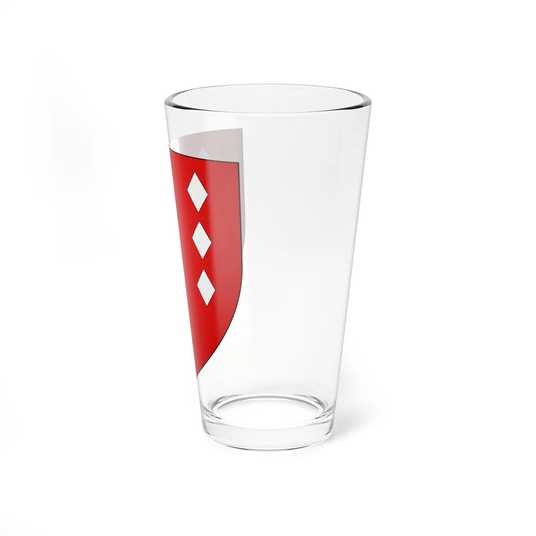 Blason Fr famille Bastarreche Labourd (Spain) (Coat of Arms) Pint Glass 16oz - Go Mug Yourself