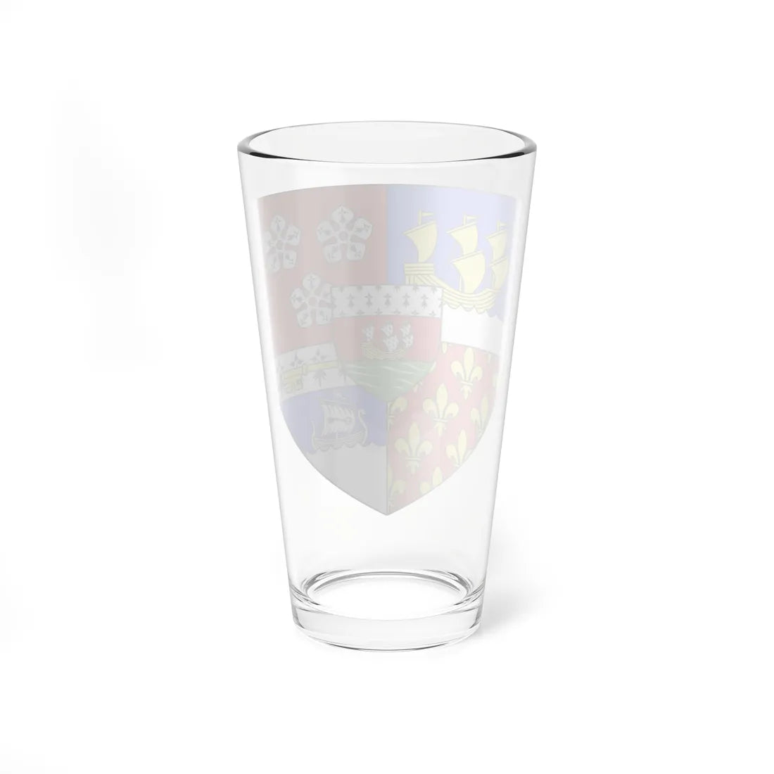 Blason fr Loire Atlantique (France) (Coat of Arms) Pint Glass 16oz - Go Mug Yourself
