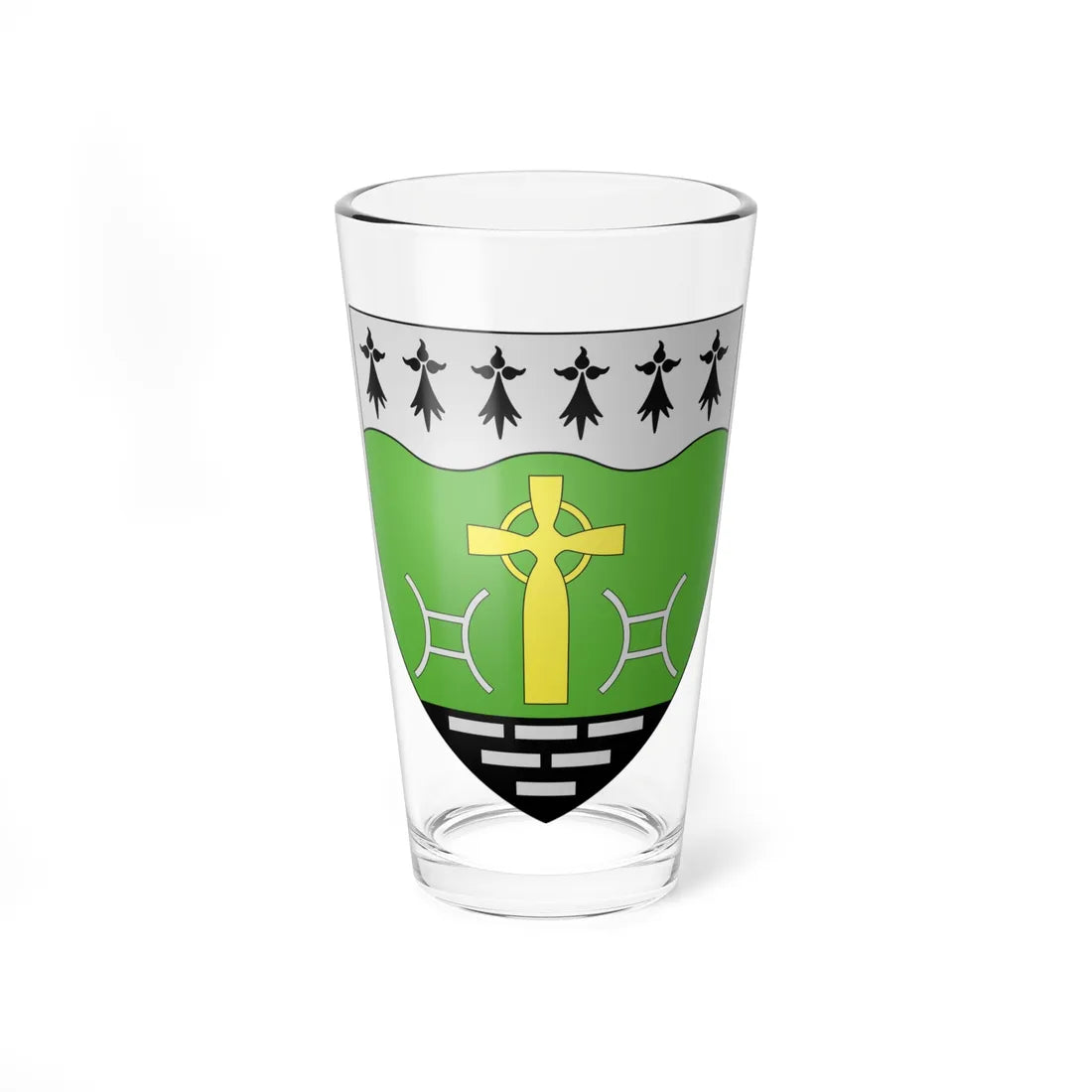 Blason fr ville Sixt-sur-Aff 35 (France) (Coat of Arms) Pint Glass 16oz - Go Mug Yourself