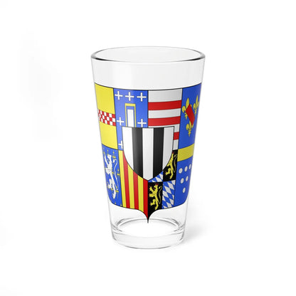Blason François III de Harlay de Champvalon 1625-1695 (Germany) (Coat of Arms) Pint Glass 16oz 16oz - Go Mug Yourself