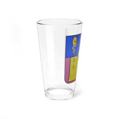 Blason François Marie dAboville 1730-1817 (France) (Coat of Arms) Pint Glass 16oz - Go Mug Yourself