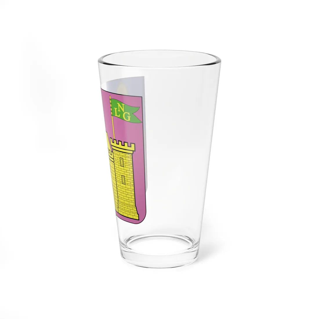 Blason François Marie dAboville 1730-1817 (France) (Coat of Arms) Pint Glass 16oz - Go Mug Yourself