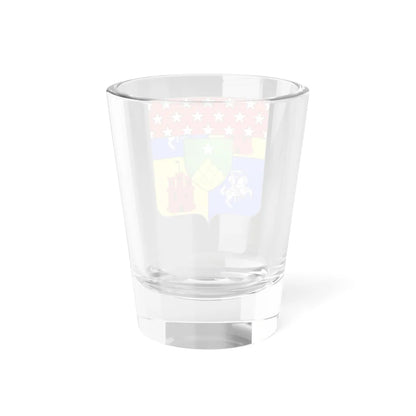 Blason Gérard Christophe Michel du Roc 1772-1813 duc de Frioul (France) (Coat of Arms) Shot Glass 1.5oz - Go Mug Yourself