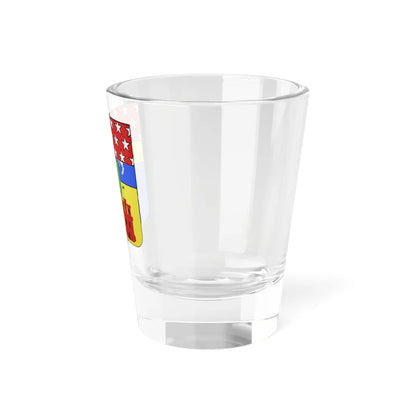 Blason Gérard Christophe Michel du Roc 1772-1813 duc de Frioul (France) (Coat of Arms) Shot Glass 1.5oz - Go Mug Yourself