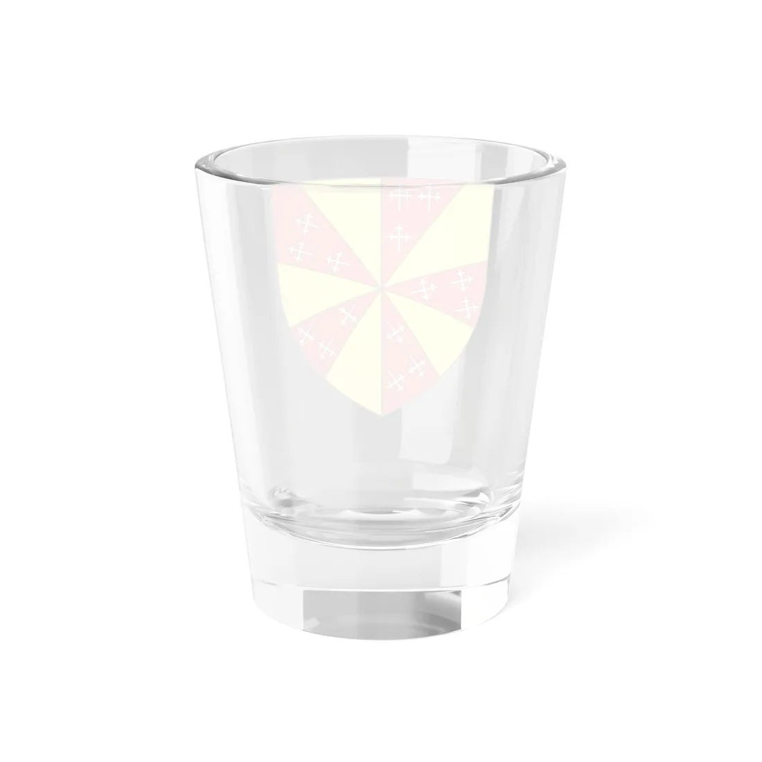 Blason Gérard dEnghien Seigneur dHavré selon Gelre (Belgium) (Coat of Arms) Shot Glass 1.5oz - Go Mug Yourself
