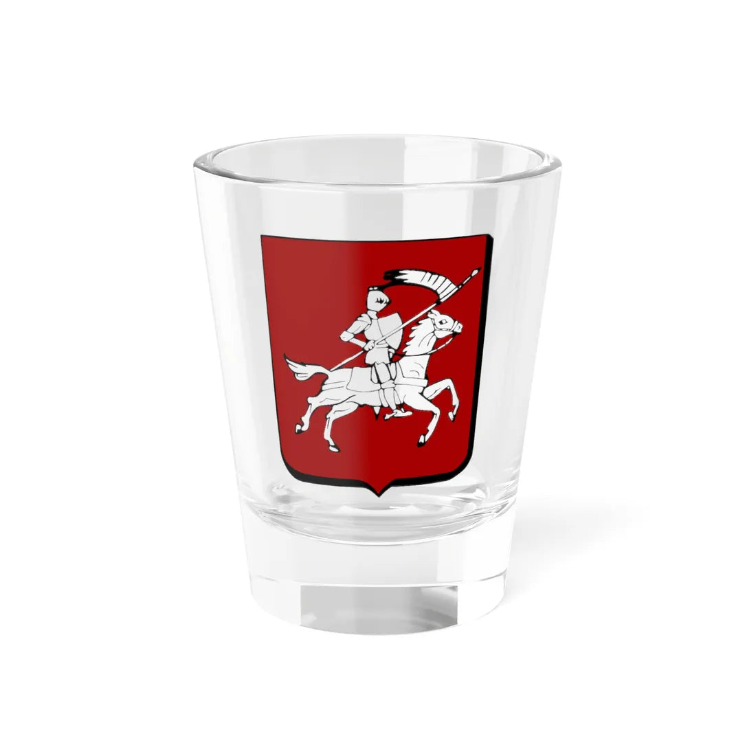 Blason Grez-Doiceau (Belgium) (Coat of Arms) Shot Glass 1.5oz 1.5oz - Go Mug Yourself