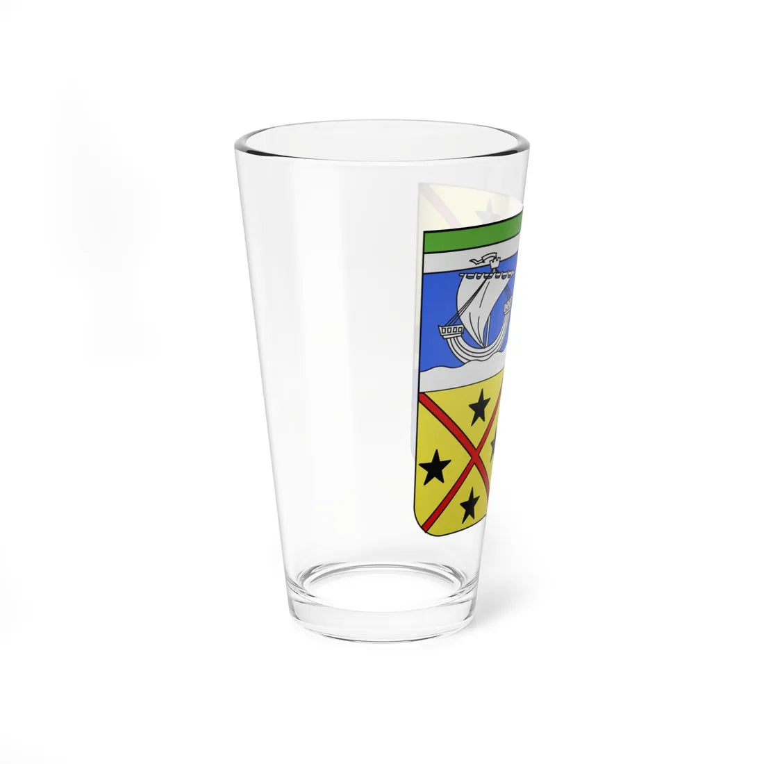 Blason Guipry (France) (Coat of Arms) Pint Glass 16oz - Go Mug Yourself