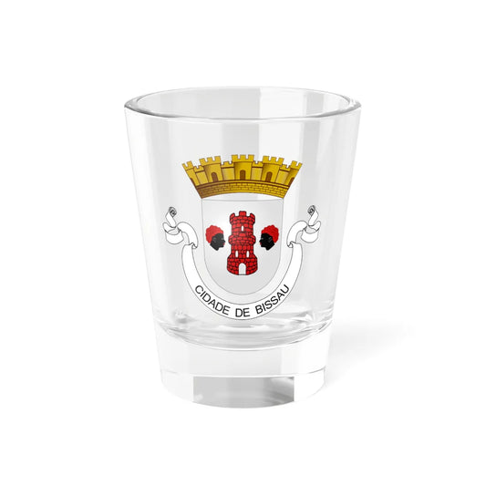 Blason gw Bissau (Guinea) (Coat of Arms) Shot Glass 1.5oz 1.5oz - Go Mug Yourself