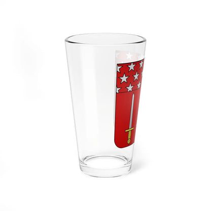 Blason Henri Jacques Guillaume Clarke 1765-1818 duc de Feltre (France) (Coat of Arms) Pint Glass 16oz - Go Mug Yourself