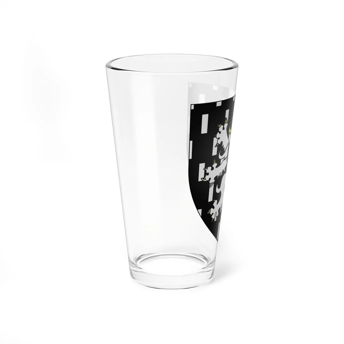 Blason Hinckaert en Brabant selon Gelre (Belgium) (Coat of Arms) Pint Glass 16oz - Go Mug Yourself