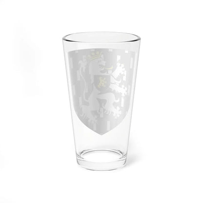 Blason Hinckaert en Brabant selon Gelre (Belgium) (Coat of Arms) Pint Glass 16oz - Go Mug Yourself