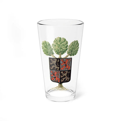 Blason Hoeilaart (Belgium) (Coat of Arms) Pint Glass 16oz 16oz - Go Mug Yourself