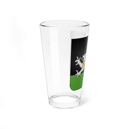 Blason Huldenberg (Belgium) (Coat of Arms) Pint Glass 16oz - Go Mug Yourself