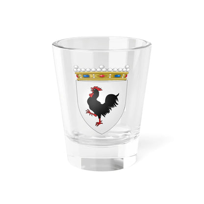 Blason-Humbeek (Belgium) (Coat of Arms) Shot Glass 1.5oz 1.5oz - Go Mug Yourself