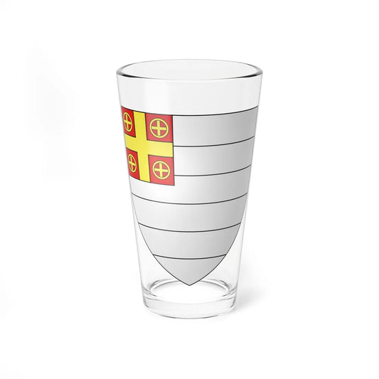 Blason Jean Assen II Tsar de Bulgarie selon Gelre (Bulgaria) (Coat of Arms) Pint Glass 16oz 16oz - Go Mug Yourself