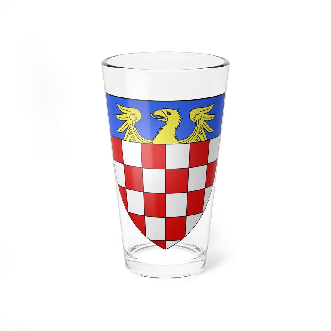 Blason Jean Buzewoy selon Gelre (Poland) (Coat of Arms) Pint Glass 16oz 16oz - Go Mug Yourself