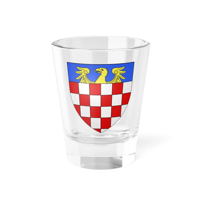 Blason Jean Buzewoy selon Gelre (Poland) (Coat of Arms) Shot Glass 1.5oz 1.5oz - Go Mug Yourself