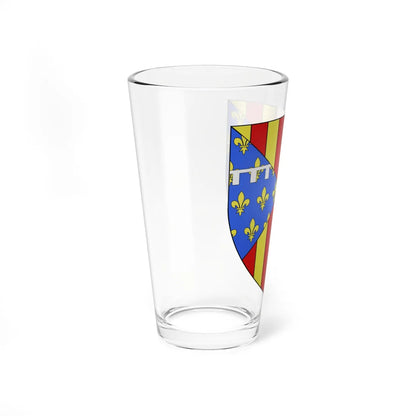Blason Jean dAragon Comte de Prades selon Gelre (Spain) (Coat of Arms) Pint Glass 16oz - Go Mug Yourself