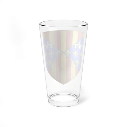 Blason Jean dAragon Comte de Prades selon Gelre (Spain) (Coat of Arms) Pint Glass 16oz - Go Mug Yourself