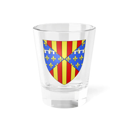 Blason Jean dAragon Comte de Prades selon Gelre (Spain) (Coat of Arms) Shot Glass 1.5oz 1.5oz - Go Mug Yourself