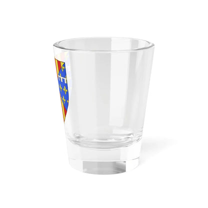 Blason Jean dAragon Comte de Prades selon Gelre (Spain) (Coat of Arms) Shot Glass 1.5oz - Go Mug Yourself