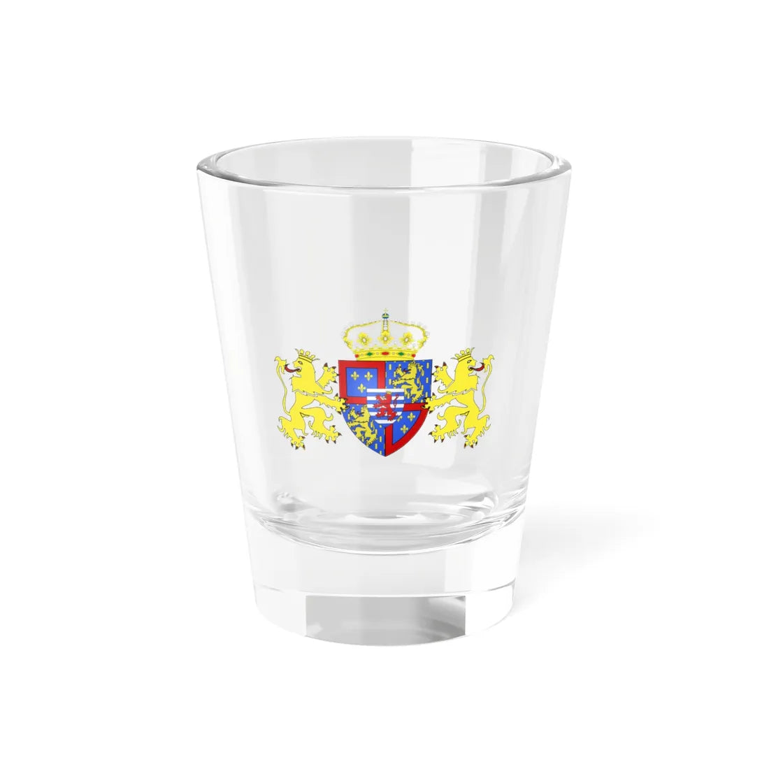 Blason Jean de Luxembourg 1939 (Luxembourg) (Coat of Arms) Shot Glass 1.5oz 1.5oz - Go Mug Yourself
