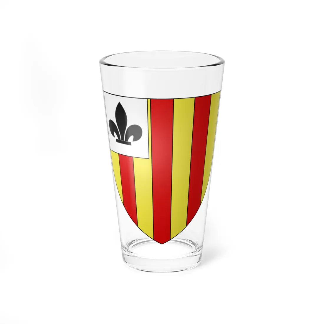 Blason Jean de Malines Berthout selon Gelre (Belgium) (Coat of Arms) Pint Glass 16oz 16oz - Go Mug Yourself