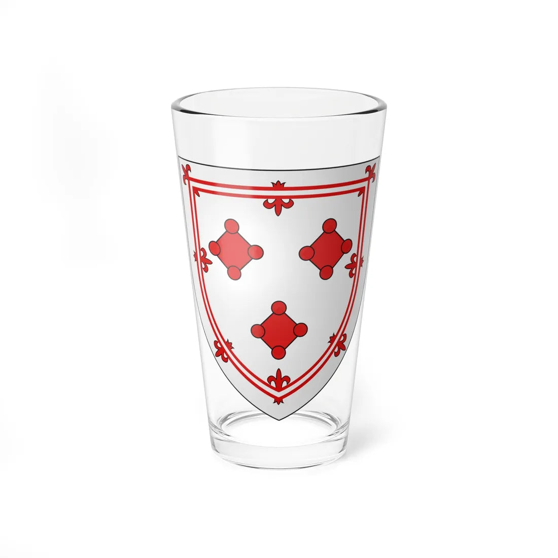 Blason Jean Dumbar (Scotland) (Coat of Arms) Pint Glass 16oz 16oz - Go Mug Yourself