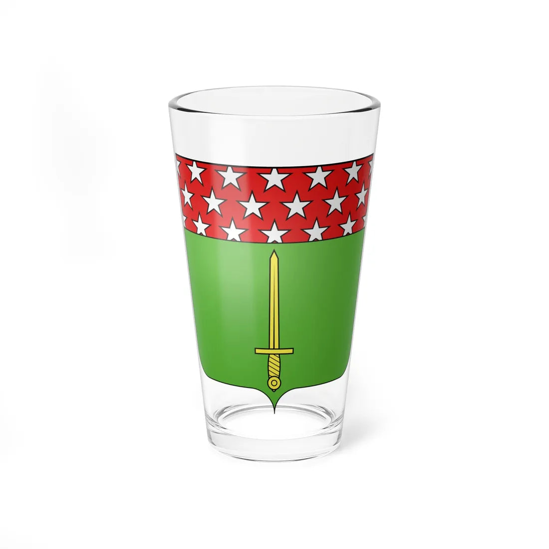Blason Jean Lannes 1769-1809 duc de Montebello (France) (Coat of Arms) Pint Glass 16oz 16oz - Go Mug Yourself