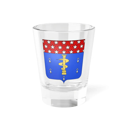 Blason Joseph Fouché 1759-1820 duc dOtrante (France) (Coat of Arms) Shot Glass 1.5oz 1.5oz - Go Mug Yourself