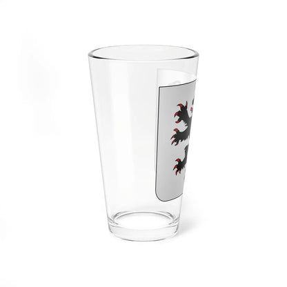 Blason Landen (Belgium) (Coat of Arms) Pint Glass 16oz - Go Mug Yourself