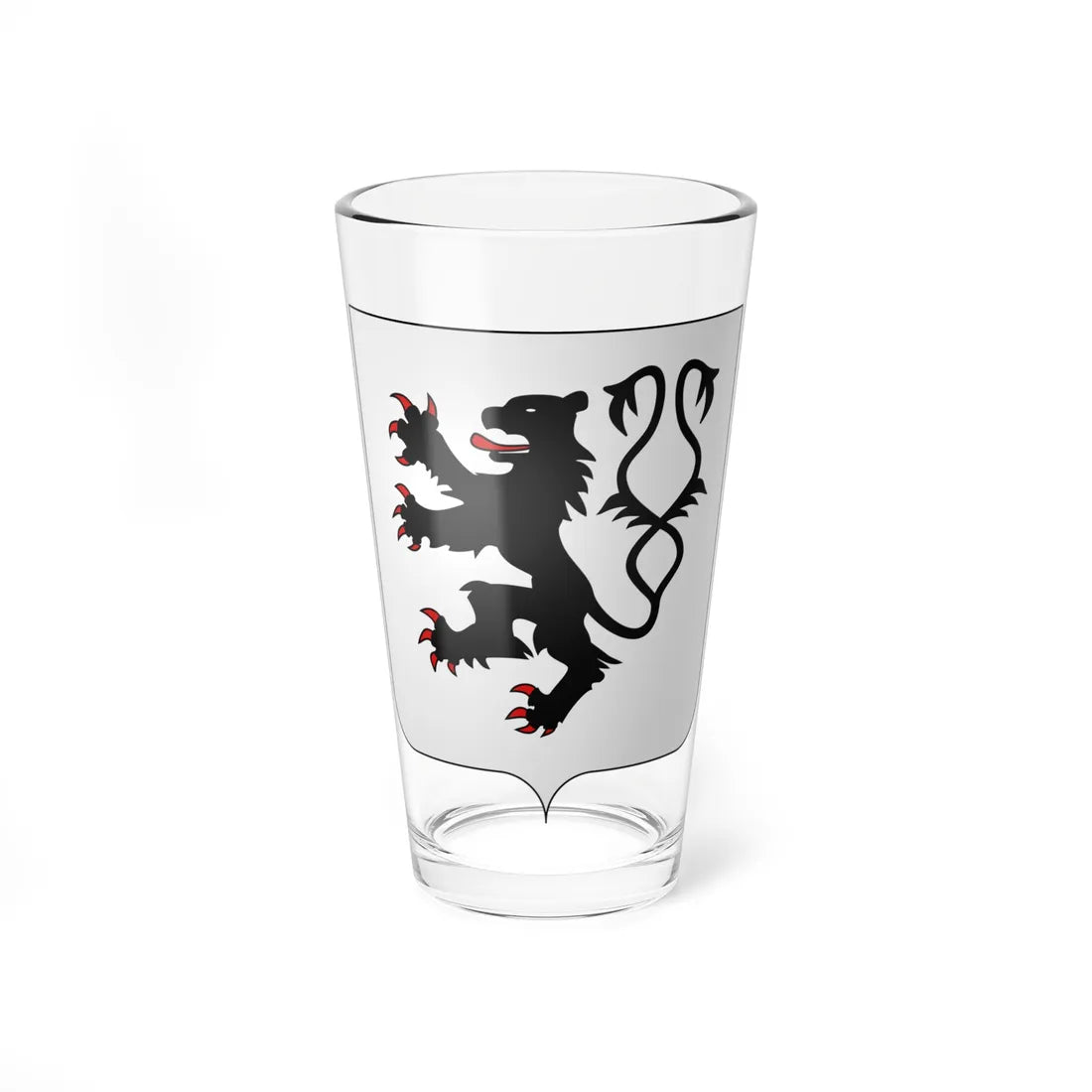 Blason Landen (Belgium) (Coat of Arms) Pint Glass 16oz - Go Mug Yourself