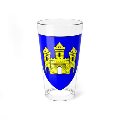 Blason le-Cateau-Cambrésis (France) (Coat of Arms) Pint Glass 16oz 16oz - Go Mug Yourself